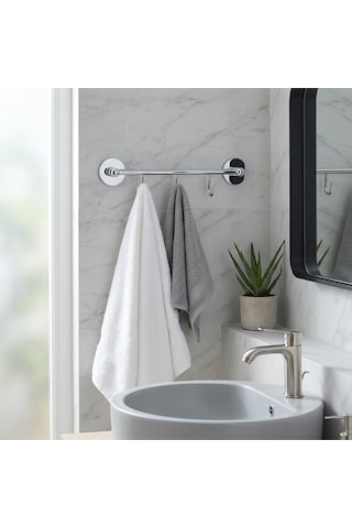 Çelik Banyo Karaca Üçlü Banyo Askılık