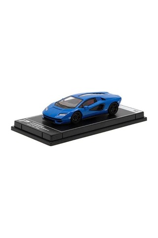 Hyper Car Lamborghini Countach Lpı 800-4 Bleu-league Collection 1/64 Model Araba