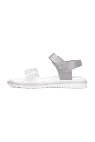 Elit Şa-f-036-25y Filet Kız Çocuk Düz Sandalet Gümüş Gümüş