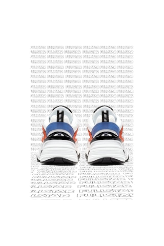 Nike M2k Tekno Leather Unisex Sneaker Hakiki Deri Spor Ayakkabı Beyaz Kırmızı Yükseklik 4cm Kırmızı - Beyaz