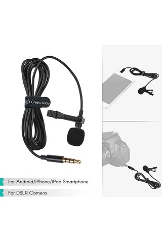 Reedark Küçük Klipsli Mikrofon - Akıllı Telefon, Kamera Ve Bilgisayarlar İçin Profesyonel Ses Kaydı