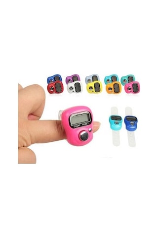 Yüzük Zikir Matik 100 Adet Çok Renkli