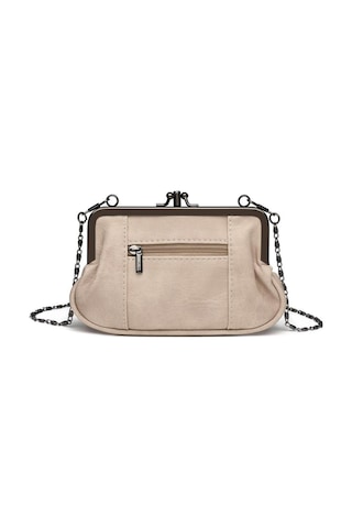 Smart Bags Mini Boy Yıkama Deri Burslu Kadın Kese 21-k Barcelona 1937-7 Koyu Bej
