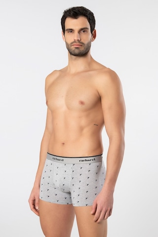 Cacharel Erkek Desenli Likralı Boxer 3'lü Paket 1339/siyah 4 Siyah