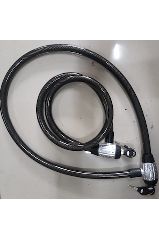 Motorsiklet Ve Bisiklet Kilit 1.5 M Vinç Halatlı 1.5M Çelik Halat N11.2186