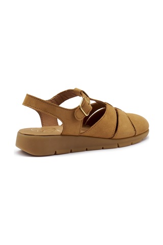 Sandalet Kadın 51h6 Frau Nabuk Caramel Kahverengi
