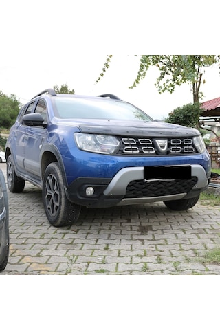 Dacia Duster Ön Tampon Koruma U Model Difüzör Abs Mat Gri 2018-