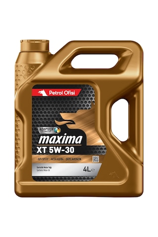 Petrol Ofisi Maxima XT 5W-30 API SL/CF Sentetik Motor Yağı 4 L Petrol Ofisi Maxima XT 5W-30 API SL/CF Sentetik Motor Yağı 4 L