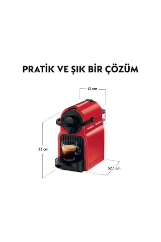 Nespresso İnissia C40 Red Kahve