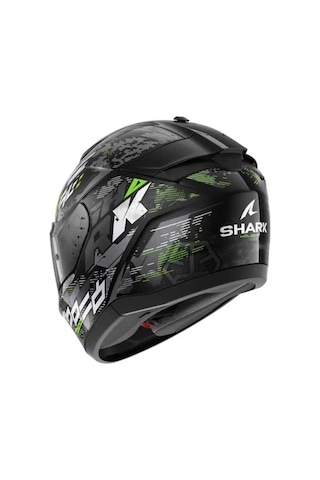 Shark Rıdıll 2 Molokai Mat Yeşil Siyah Kapalı Kask Siyah- Yeşil