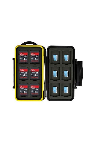 Jjc Mc-Sdmsd24 Sd ve Micro Sd Hafıza Kartları için Muhafaza Kabı
