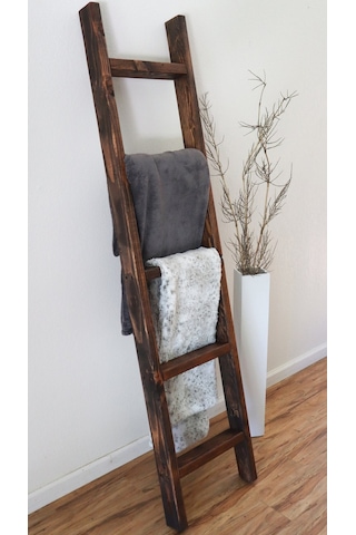 Kütük Ağaç Merdiven Raf 2 M