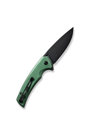 Sencut Serene Green Aluminum Handle Black D2 Blade Kamp Çakı Yeşil