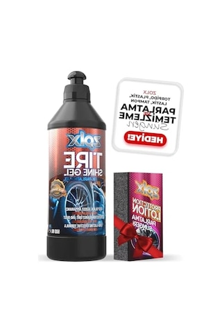 Lastik Temizleme Jeli, 500ml + Sünger Hediyeli