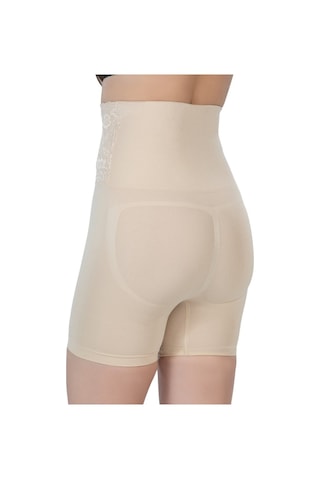 Emay Önü Dantelli Yüksek Bel Boxer Korse 2091 Ten