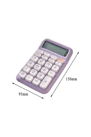 Pm-25411 Mor 12 Haneli Hesap Makinesi Belirtilmemis