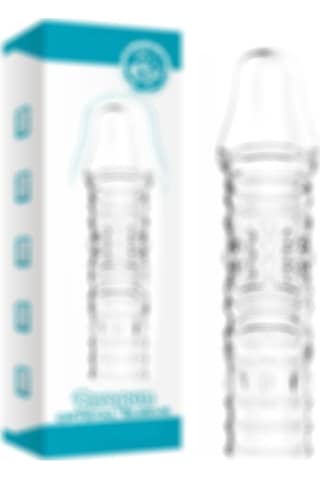 Truva Shop Criystal Sleeve Dragon Delay Sleeve Süper Kalite Silikon Penis Kılıfı Dildo
