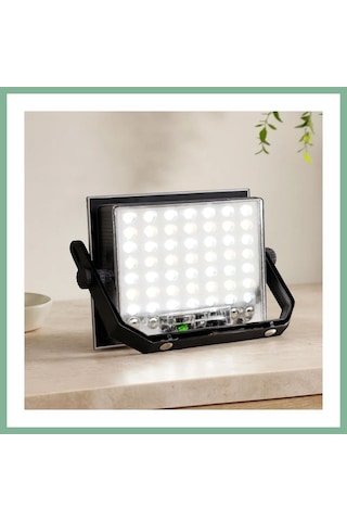 Bşkvirgo 200w Güneş Enerjili Led Projektör - Kamp & Dış Mekan Bsk2026