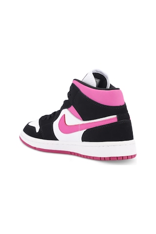 Nike AIR JORDAN 1 MID Kadın Siyah / Pembe Sneaker