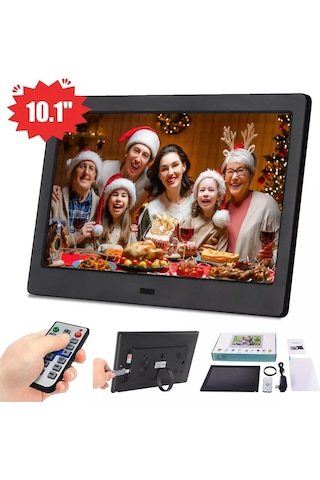 10.1 İnç Dijital Elektronik Fotoğraf Çerçevesi Mp3/4 Oynatıcılı Dijital Elektronik Led Dijital Fotoğraf Çerçevesi