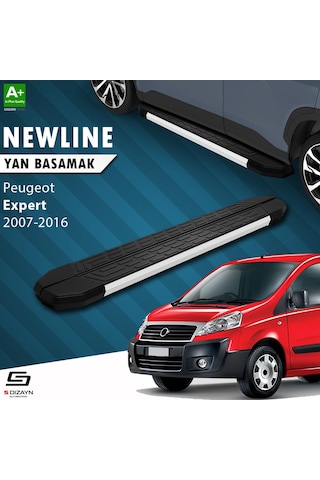 S-dizayn Peugeot Expert 2 Uzun Şase Newline Aluminyum Yan Basamak 223 Cm 2007-2016 A+ Kalite