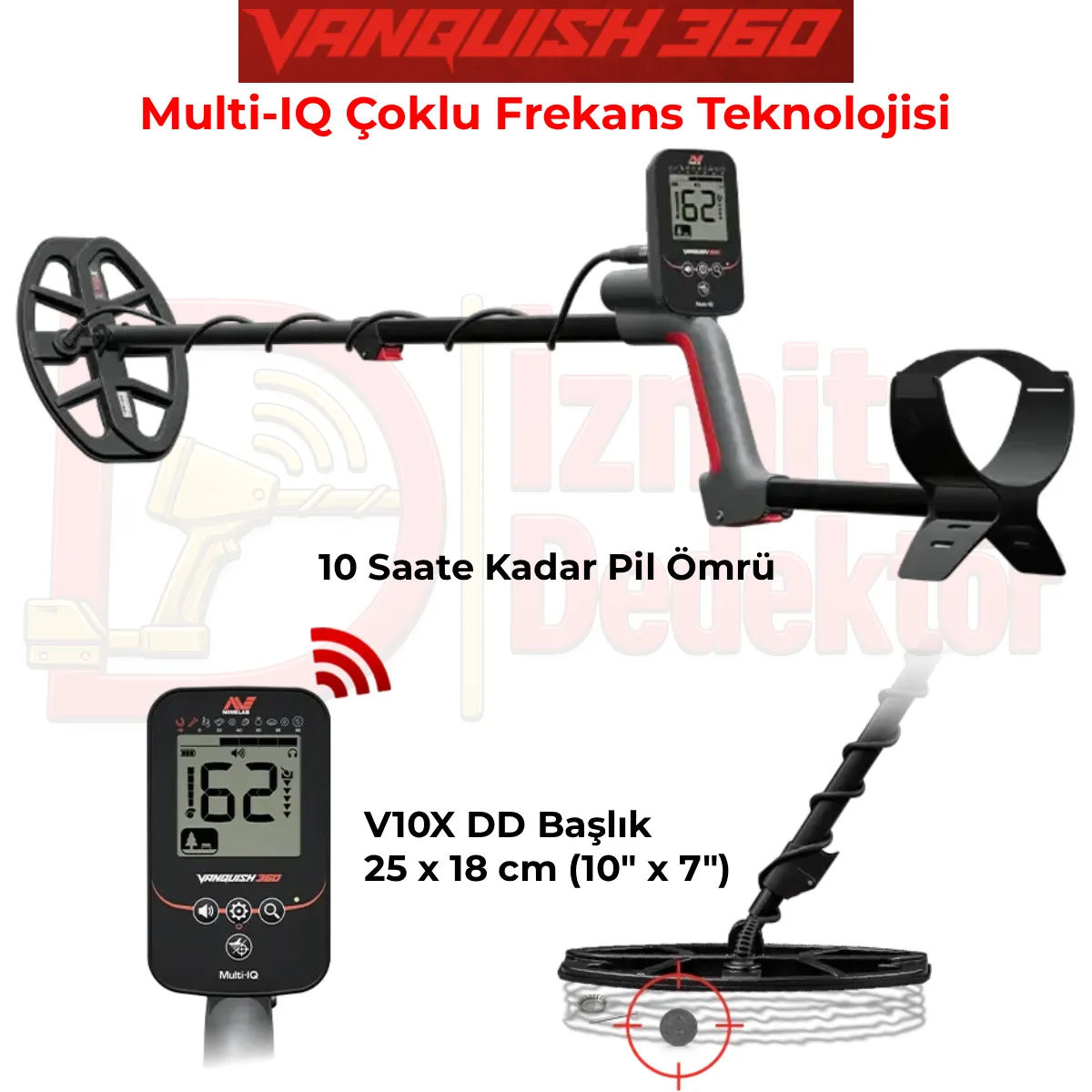 Minelab Vanquish 360 Metal Dedektörü