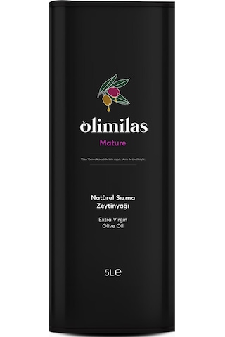 Olimilas Natürel Sızma Soğuk Sıkım Zeytinyağı 5 L 0,6 Asit Yeni Hasat Milas Yöresi
