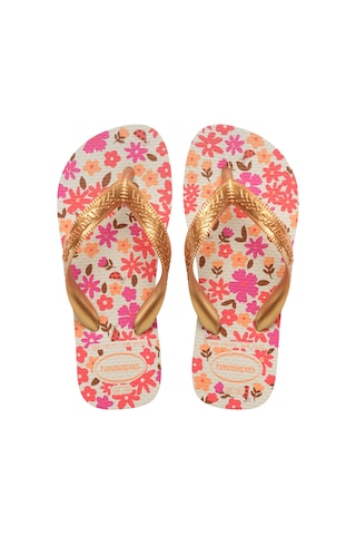 Havaianas Kıds Flores Kız Çocuk Parmak Arası Terlik 4000052 4000052 1685 Altın