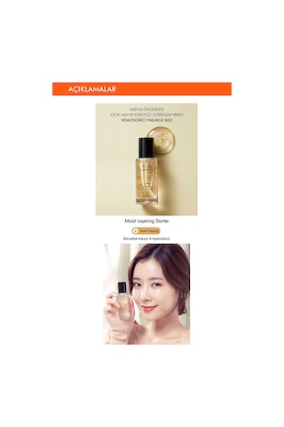 Missha Moist Layering Starter Altın İçeren Nem ve Parlaklık Veren Makyaj Bazı 30 ML - Gold Topping