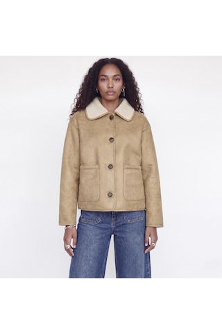 Jack & Jones Kadin Ispanyol Yaka Dügmeli Ceket - Sadie - 12301321 Cornstalk