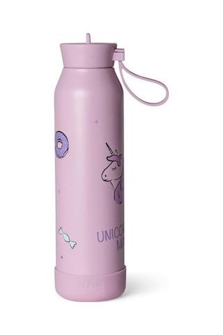 Citron 3 Katmanlı Paslanmaz Çelik Termos Seti 500 Ml - Stormy Unicorn Pembe