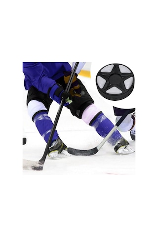 Homyl Buz Hokeyi Topu Açık Hava Yedek Oyun Sporları Siyah Siyah