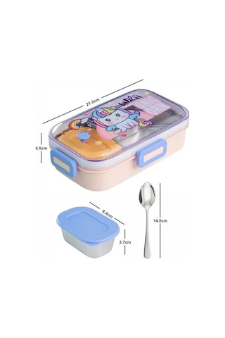 Akıllıelma-lunch Box Beslenme Kabı Çelik İthal Enjoy Krem K.2537 92553 0237 Krem