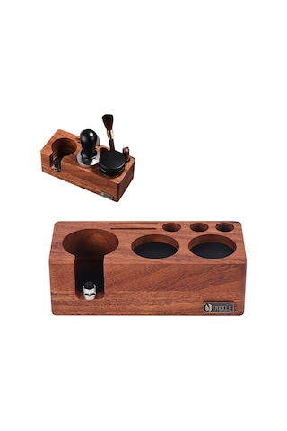 Treelf Ceviz Espresso 54mm Espresso Makinesi Için Sıkıştırma Kahverengi Diğer