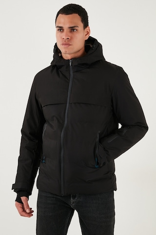Buratti Regular Fit Kapüşonlu Kapitoneli Erkek Mont 497Dean Siyah