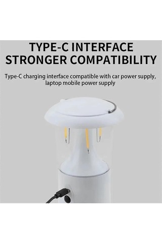 Bloomnest Şarj Edilebilir Su Geçirmez Kamp Feneri - Dış Mekan Kamp Ve Yürüyüş İçin Uygun Newway Asorti Asorti Çok Renkli