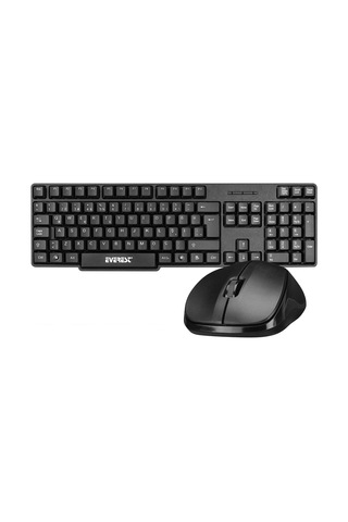 Km-6852 Siyah Usb Kablosuz Combo Q Standart Klavye + Mouse Set