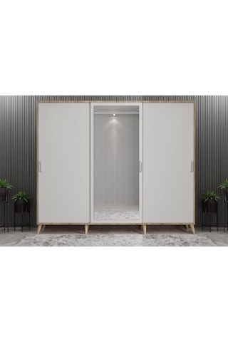 Beyzade Sürgülü Portmanto Vestiyer Mb  240cm