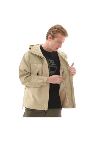 B0a62d3eqd1-r Timberland Wınnıck Archive Waterproof Shell Jacket Erkek Mont Krem B0a62d3eqd1-r Krem