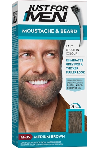 Just For Men Sakal Ve Bıyık Boyası Orta Kahverengi M - 35 Orta Kahverengi