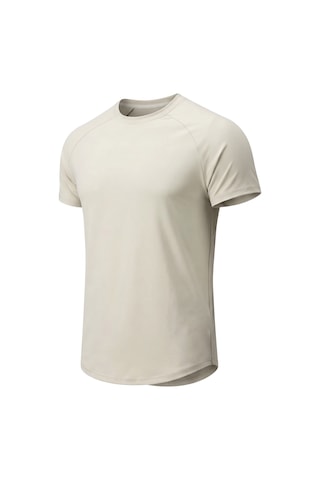 Genius Store Erkek Spor Tişört Fitness Antrenman Tişörtü Oval Kesim Likralı Süprem Reglan Kol Oval-t22 Taş