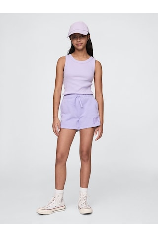 Gap V-frch Ft Logo Short Kız Çocuk Sort Mor