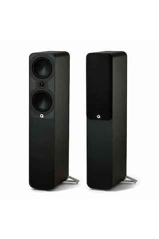 Q Acoustics 5050 Satin Black Kule Tipi Hoparlör Çift ı