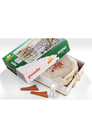 King Of Puzzle Çin Bahçesi Ahşap Puzzle 3000 Parça