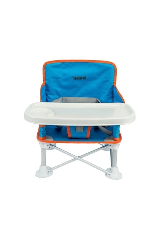 Deluxe Portatif Katlanabilir Mama Sandalyesi Mavi
