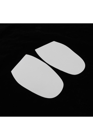 Homyl 1 Çift Kauçuk Yarım Taban Değiştirme Kaymaz Beyaz Beyaz