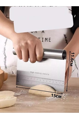 Zhltools Hamur Kesici Spatula Gümüş