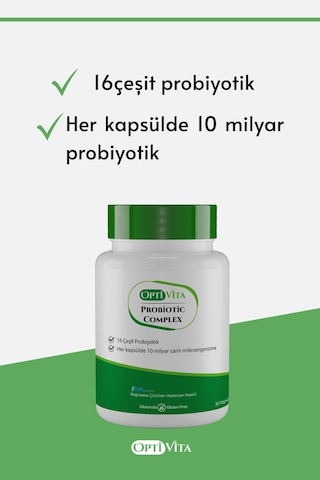 Optivita Probiotic Complex 30 Kapsül