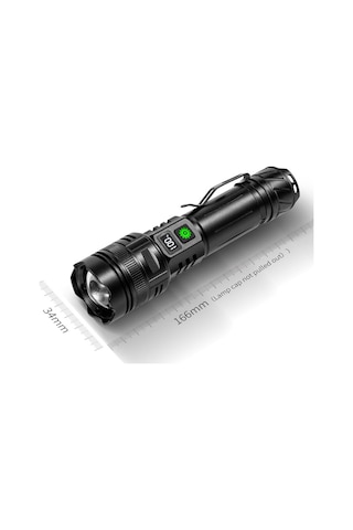 Cbtx A065-lazer Ev Dış Mekan El Feneri 20w Mor Işık Taşınabilir Lcd Ekran El Feneri Pilsiz