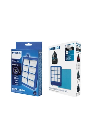 Philips Uyumlu Marathon Ultimate Hepa Filtre Seti Fc 9911
